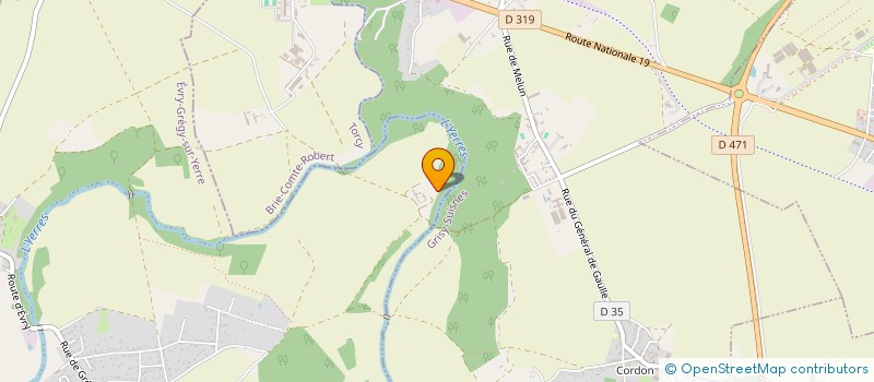 localisation de l'entreprise PROMOJUMP à EVRY-GREGY-SUR-YERRE