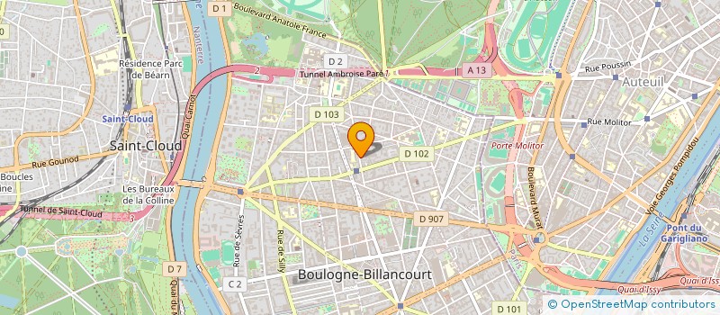 localisation de l'entreprise PROMOLAB à BOULOGNE-BILLANCOURT