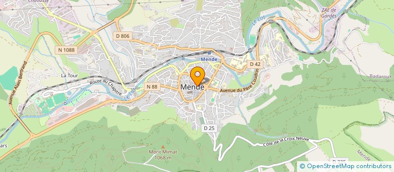 localisation de l'entreprise PROMOLDING  MENDE