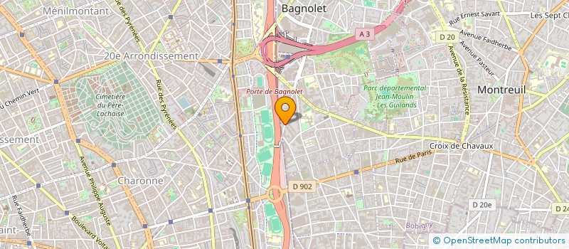 localisation de l'entreprise PROMOLITERIE à BAGNOLET