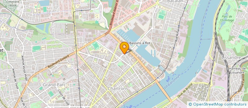 localisation de l'entreprise PROMOLOUIS SARL à BORDEAUX