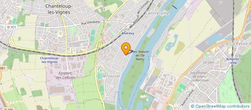 localisation de l'entreprise PROMOLOUP à CHANTELOUP-LES-VIGNES