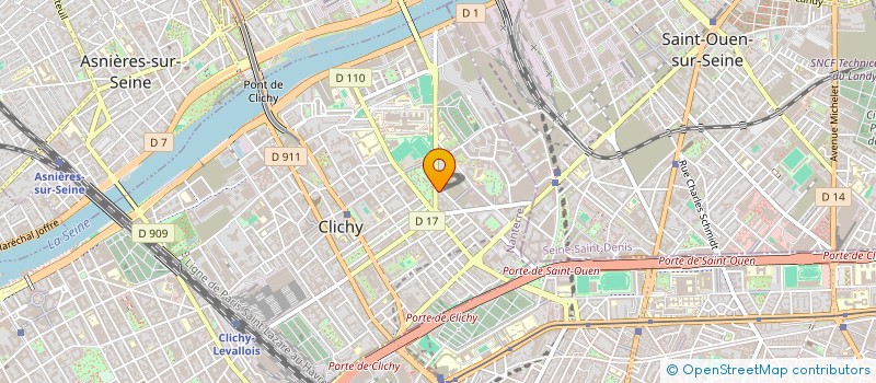 localisation de l'entreprise PROMOMAT à CLICHY