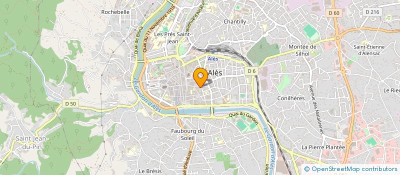 localisation de l'entreprise PROMOMED  ALES