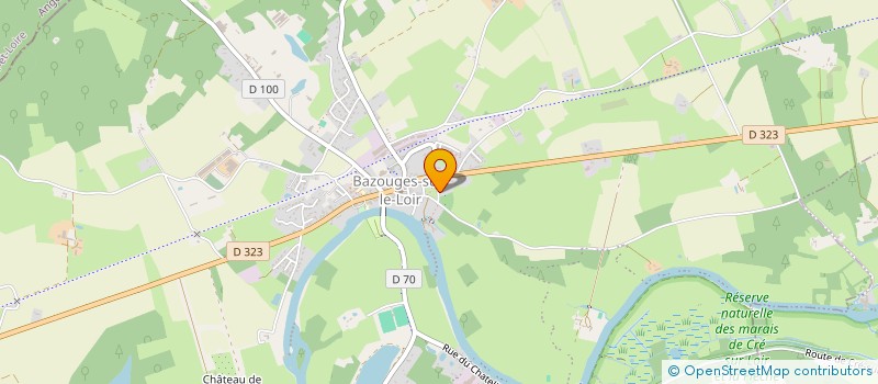 localisation de l'entreprise PROMONATURE à BAZOUGES CRE SUR LOIR