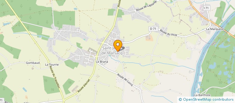 localisation de l'entreprise PROMONET  SAINT-JEAN-DE-MARSACQ