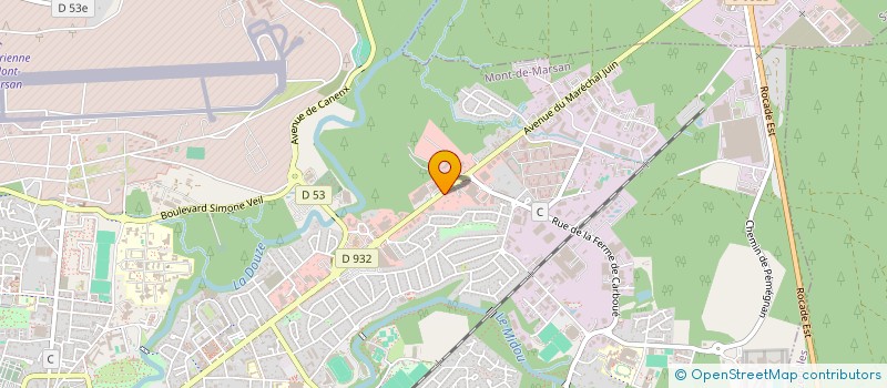 localisation de l'entreprise PROMONTOIS  MONT-DE-MARSAN