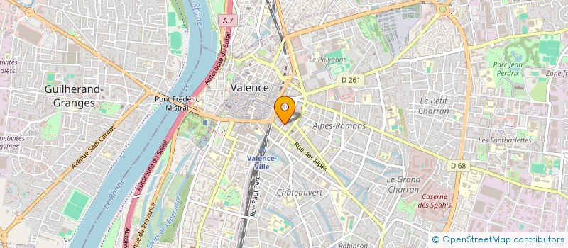 localisation de l'entreprise PROMOPAP à VALENCE
