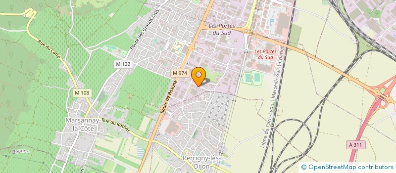 localisation de l'entreprise PROMOPAR à MARSANNAY-LA-COTE