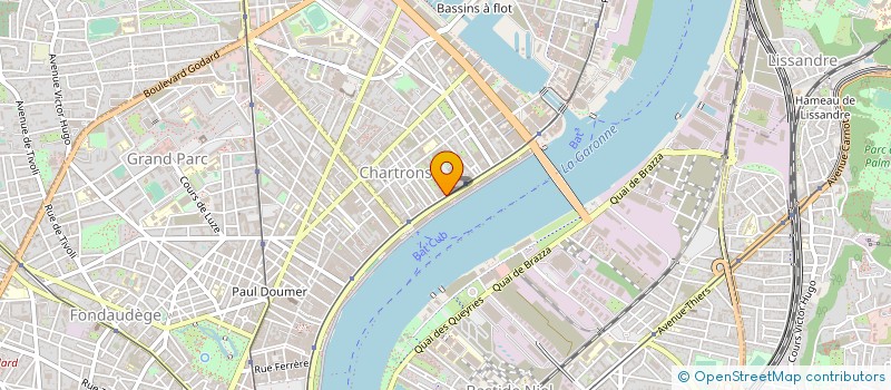 localisation de l'entreprise PROMOPHYT à BORDEAUX