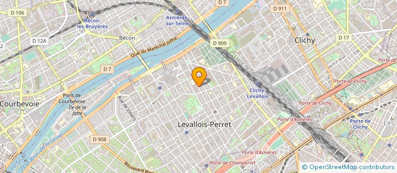localisation de l'entreprise PROMOPRIM à LEVALLOIS-PERRET