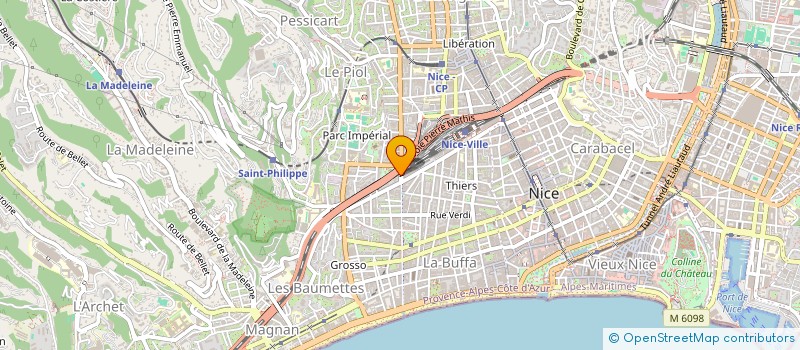 localisation de l'entreprise PROMOPRIX  NICE