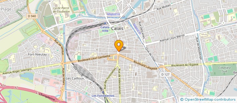 localisation de l'entreprise PROMORAMA  CALAIS