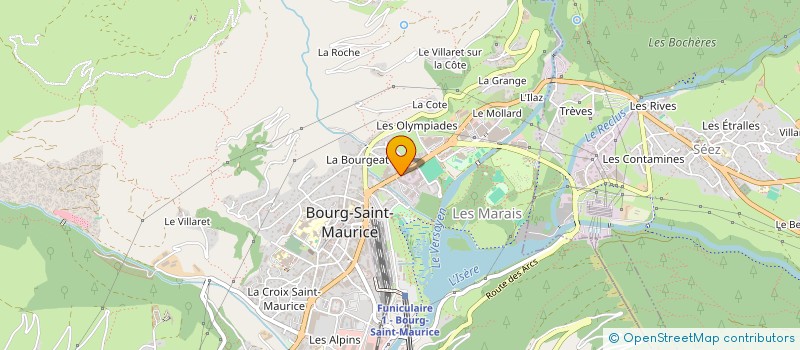 localisation de l'entreprise PROMOREAL à BOURG-SAINT-MAURICE