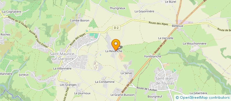 localisation de l'entreprise PROMORHONE ALPES à CHABANIERE