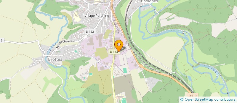 localisation de l'entreprise PROMOROUTE FORMATION à CHAUMONT