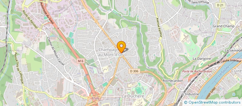 localisation de l'entreprise PROMOSER à CHAMPAGNE-AU-MONT-D'OR