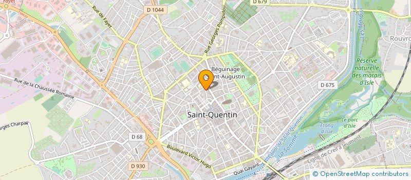 localisation de l'entreprise PROMOSTARS à SAINT-QUENTIN