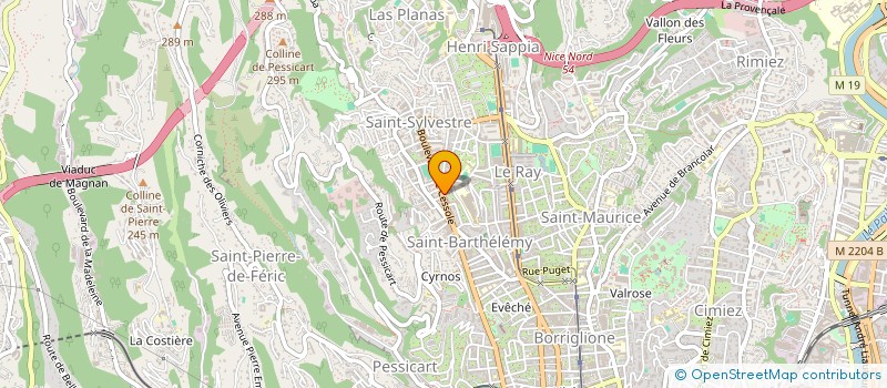 localisation de l'entreprise PROMOSTORE CONFORT à NICE