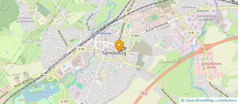 localisation de l'entreprise PROMOSUD  SARREBOURG