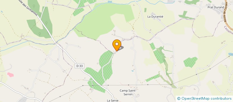 localisation de l'entreprise PROMOSUD DIFFUSION à SAINTE-CROIX