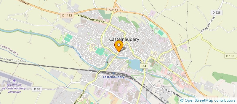 localisation de l'entreprise PROMOSUD11  CASTELNAUDARY