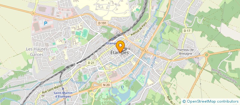 localisation de l'entreprise PROMOT ANIMAT LOISIRS VOYA INTER GENERAT  ETAMPES