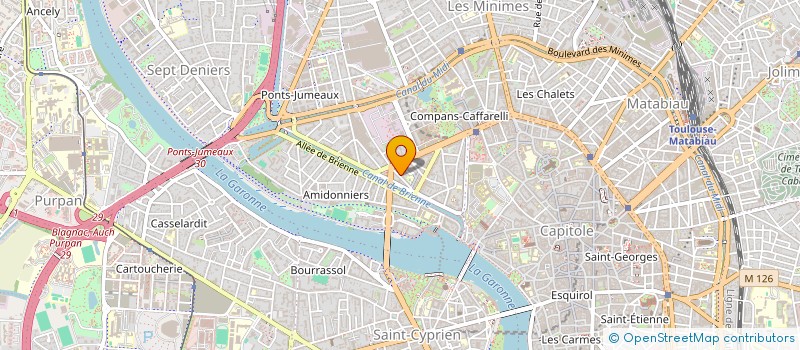 localisation de l'entreprise PROMOT ANIMATION CULTUREL SOCIAL OCCITAN  TOULOUSE