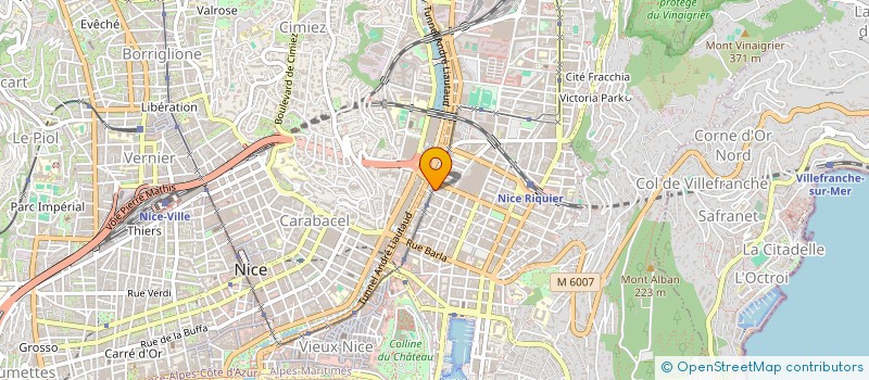 localisation de l'entreprise PROMOT CUTUREL TRADIT POPU PAIS NISSART à NICE