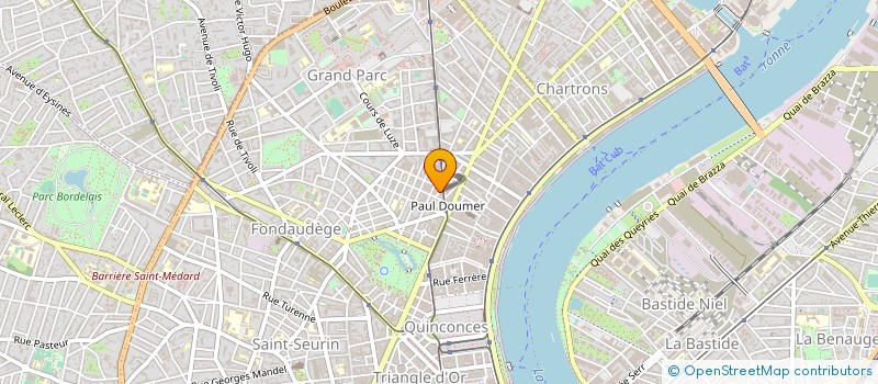 localisation de l'entreprise PROMOT RECHERCH GEST RESSOURC HUMAIN BX à BORDEAUX