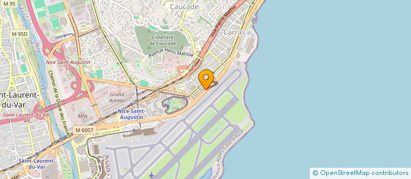localisation de l'entreprise PROMOTEC IMMO à NICE