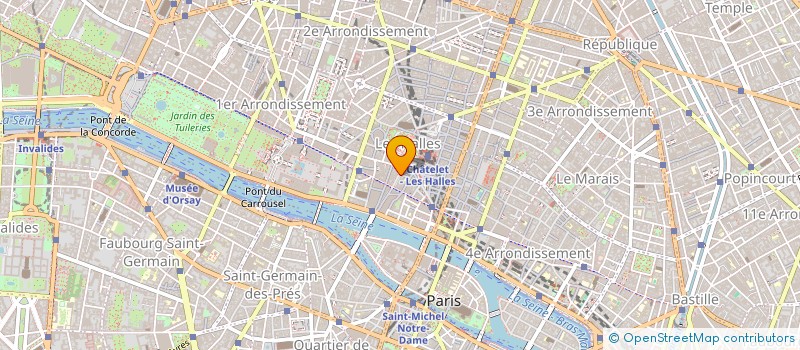 localisation de l'entreprise PROMOTER à PARIS