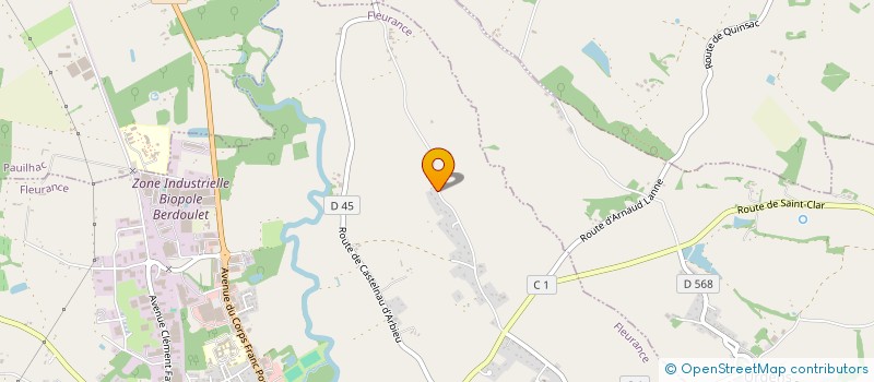localisation de l'entreprise PROMOTEUR OCCITANIE  FLEURANCE