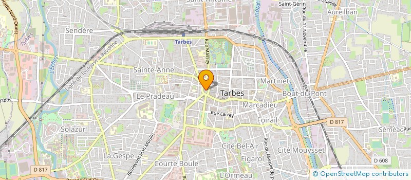 localisation de l'entreprise PROMOTEX  TARBES