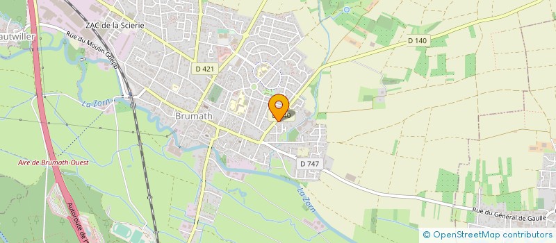 localisation de l'entreprise PROMOTEX FRANCE à BRUMATH