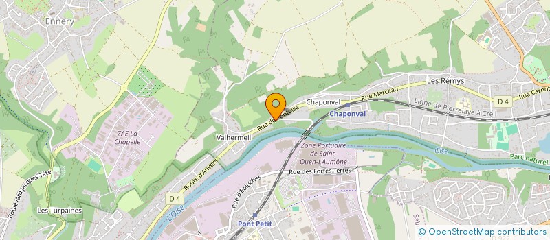 localisation de l'entreprise PROMOTHEQUE CONSEIL FORMATION  AUVERS-SUR-OISE