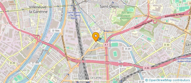 localisation de l'entreprise PROMOTIM à SAINT-DENIS