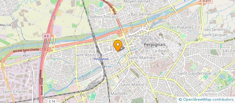 localisation de l'entreprise PROMOTINVEST  PERPIGNAN