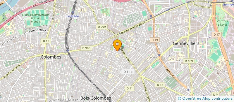 localisation de l'entreprise PROMOTIOLINE à BOIS-COLOMBES