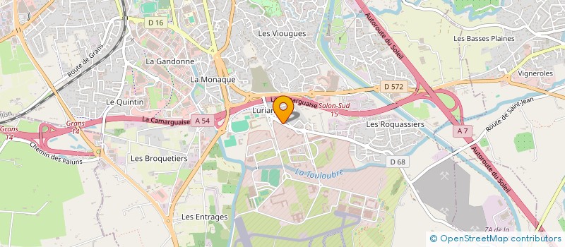 localisation de l'entreprise PROMOTION 2022 DE L'ECOLE DE L'AIR ET DE L'ESPACE  SALON-DE-PROVENCE