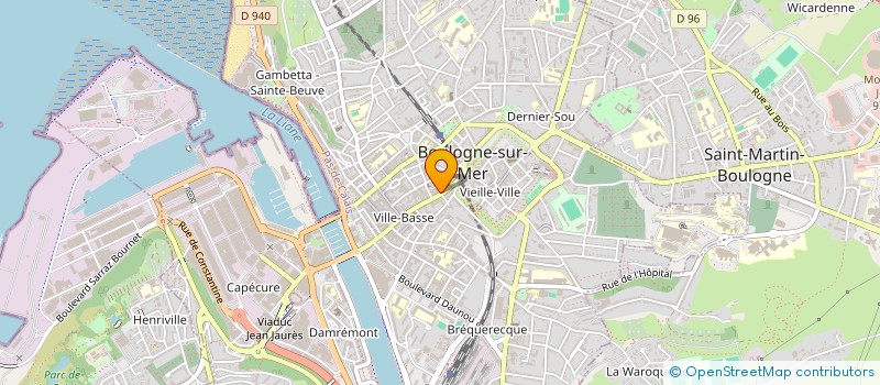 localisation de l'entreprise PROMOTION à BOULOGNE-SUR-MER