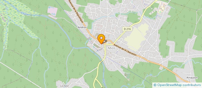 localisation de l'entreprise PROMOTION ACTIVITES SPORT MIOS  MIOS