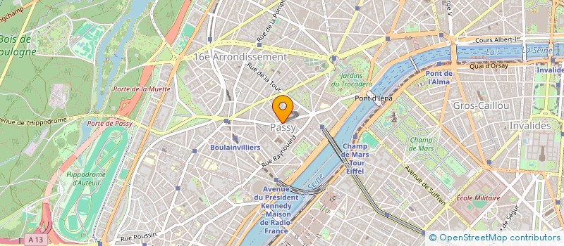 localisation de l'entreprise PROMOTION AFRIQUE EDUCATION  PARIS