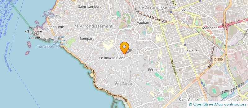localisation de l'entreprise PROMOTION AMENAGEMENT CONSULTANT IMMOBILIER (PACI) à MARSEILLE