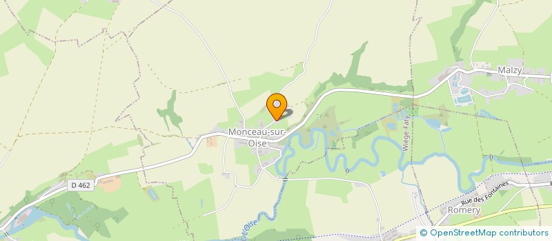 localisation de l'entreprise PROMOTION ANIMATION FORMATION INSERTION  MONCEAU-SUR-OISE