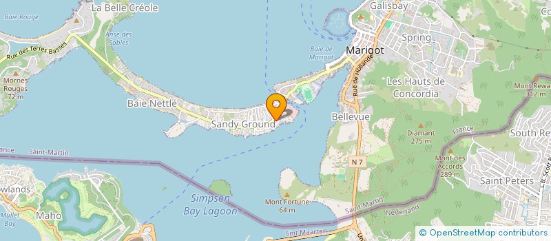 localisation de l'entreprise PROMOTION ANSE MARCEL  SAINT MARTIN