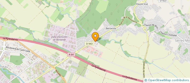 localisation de l'entreprise PROMOTION AQUITAINE BOIS  MORLAAS