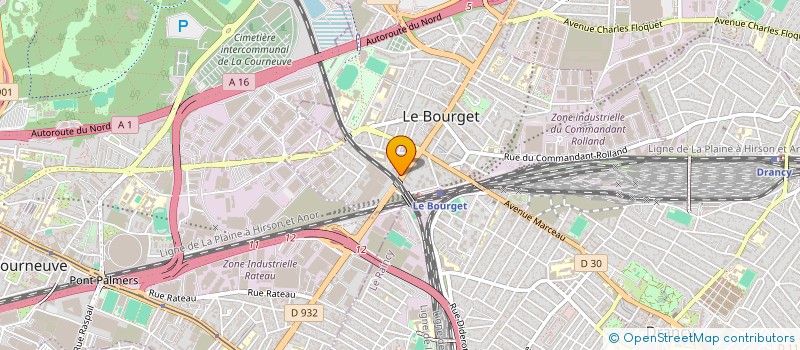 localisation de l'entreprise PROMOTION COMMUNICATION DISTRIBUTION  LE BOURGET