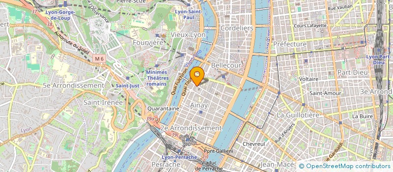 localisation de l'entreprise PROMOTION COOPERATION MISSIONNAIRES  LYON