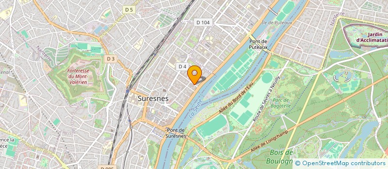 localisation de l'entreprise PROMOTION D'EDITIONS SPORTIVES à SURESNES